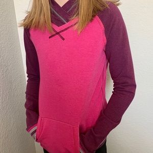 Pink and Maroon Ivivva Sweatshirt